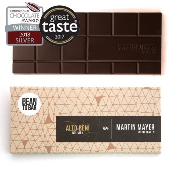 MARTIN MAYER | Dunkle Schokolade »Alto Beni Bolivien« 75%
