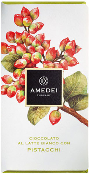 AMEDEI | Weiße Schokolade & Pistazien »Pistachios« Weiße Schokolade mit Pistazien von Amedei