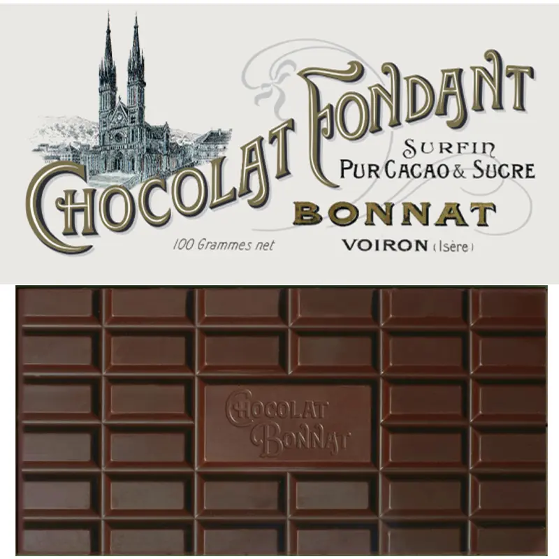 BONNAT Dunkle Schokolade | Chocolat Fondant »Surfin« 65% Original Surfin Schokolade von Bonnat Frankreich