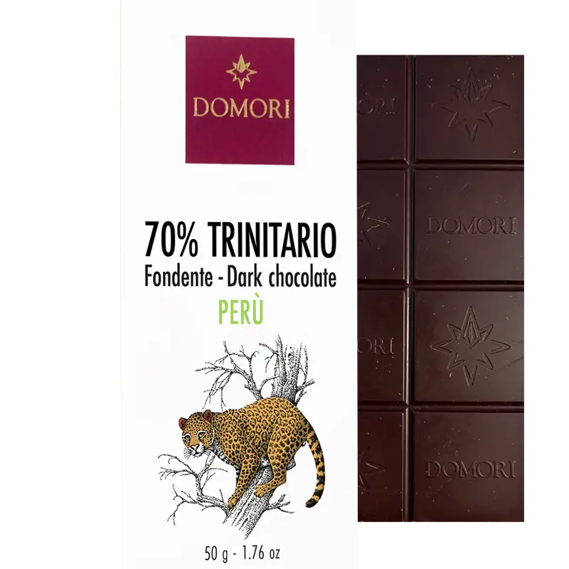 DOMORI | Dunkle Schokolade Trinitario »Peru« 70% | 50g Trinitario Peru Fondente Schokolade von Domori Italien