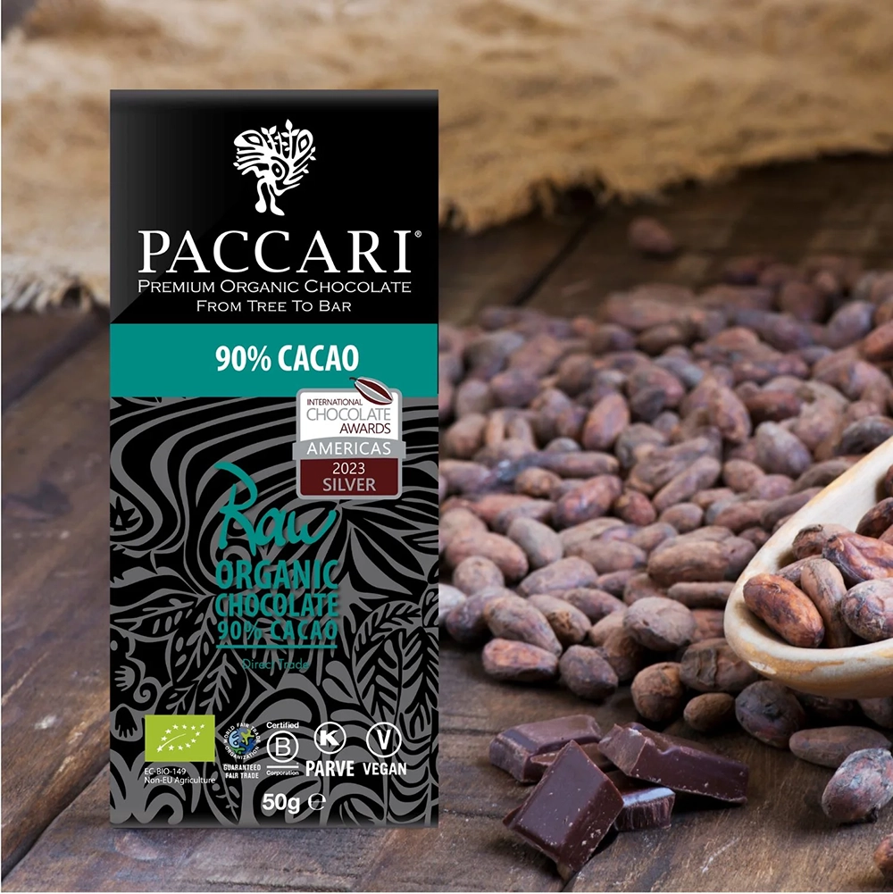 Prämierte Premium Schokolade von Paccari mit 90% Kakao