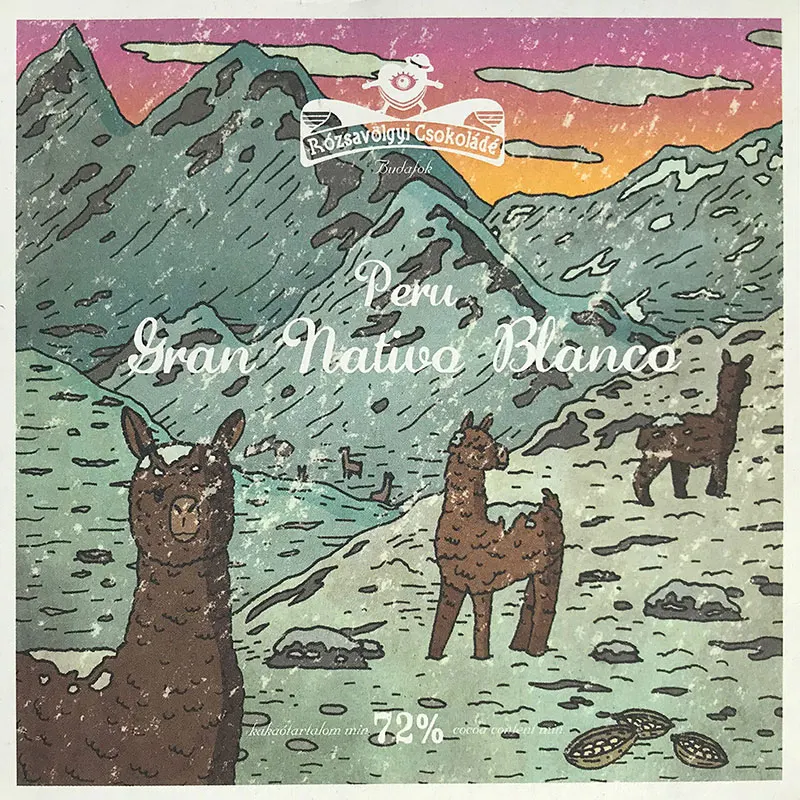 Peru Blanco Rózsavölgyi Schokolade