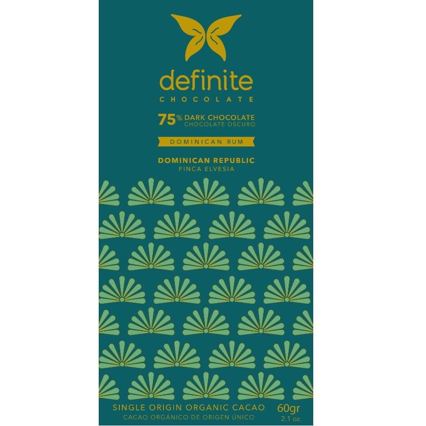 DEFINITE | Dunkle Schokolade »Dominican Rum« 75% | 60g