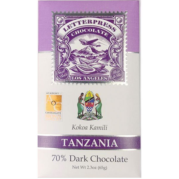 LETTERPRESS Chocolate | Schokolade »Tanzania« 70% | 57g