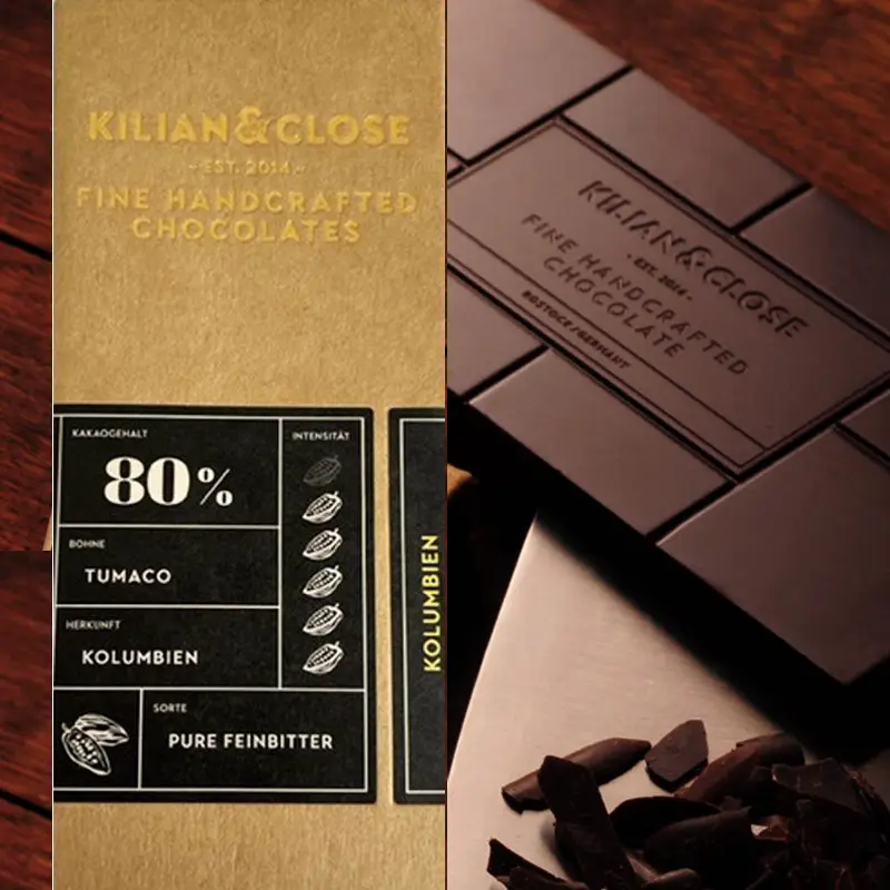 Kolumbien 80% Schokolade von Kilian und Close Waren Müritz