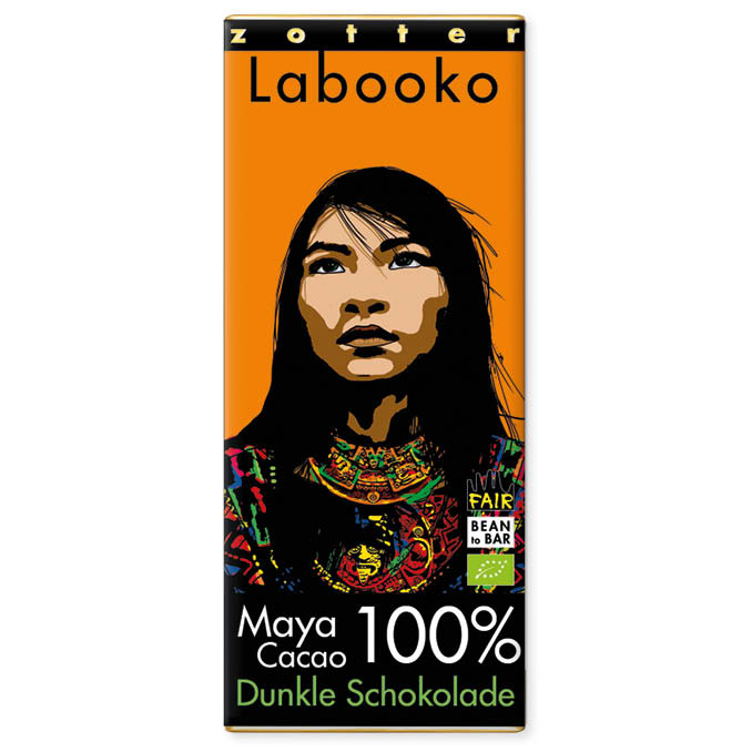 ZOTTER Schokoladen | Maya Cacao »Labooko« Kakaomasse 100% | BIO | 70g