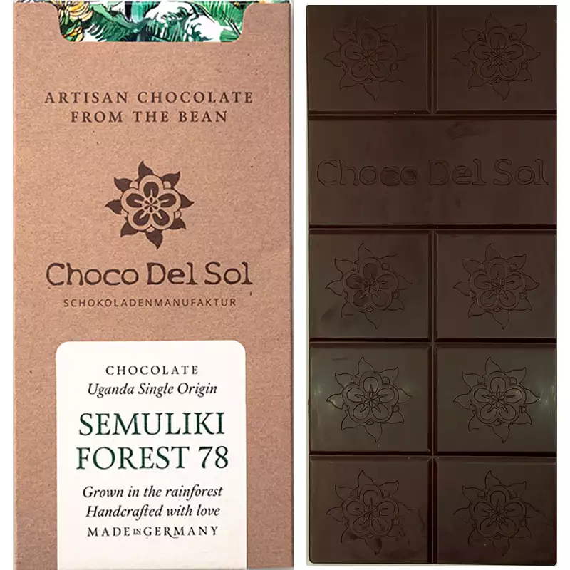 Choco del Sol Schokolade  Semuliki Forest 78% Kakao