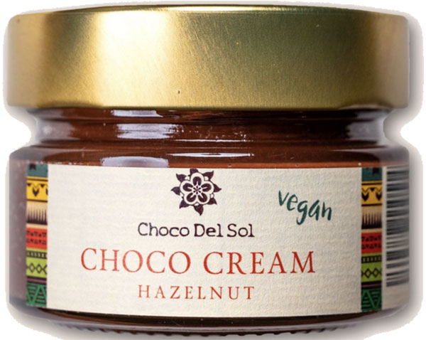 CHOCO DEL SOL | Choco Cream »Hazelnut« Nuß-Nougat-Creme 50% | BIO | 90g