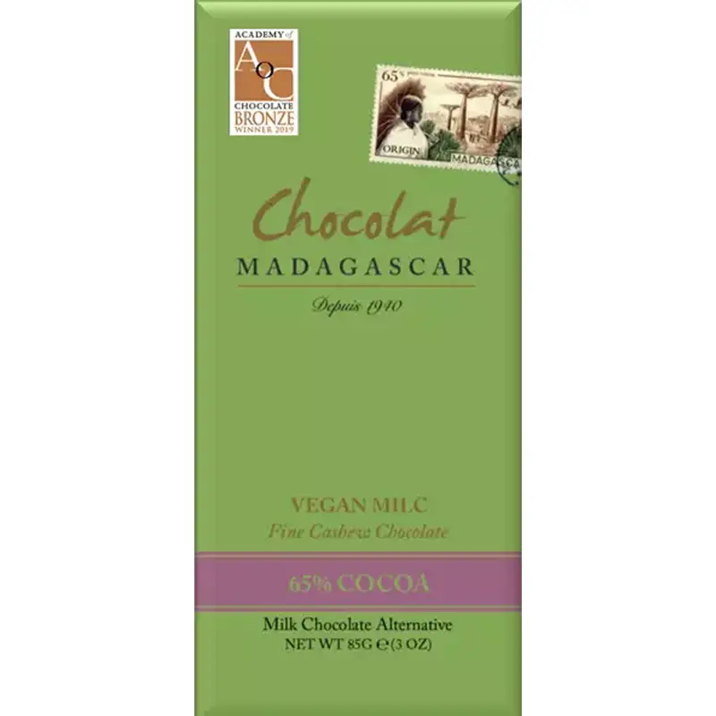 Vegane Schokolade von Chocolate Madagascar mit 65% Kakao