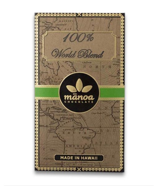 MANOA Schokoladen | Kakaomasse Single Estate »World Blend« 100% | 50g