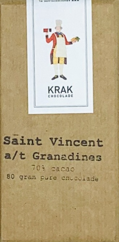 KRAK Chocolade | Schokolade »Saint Vincent a/t Granadines« 70% | 80g