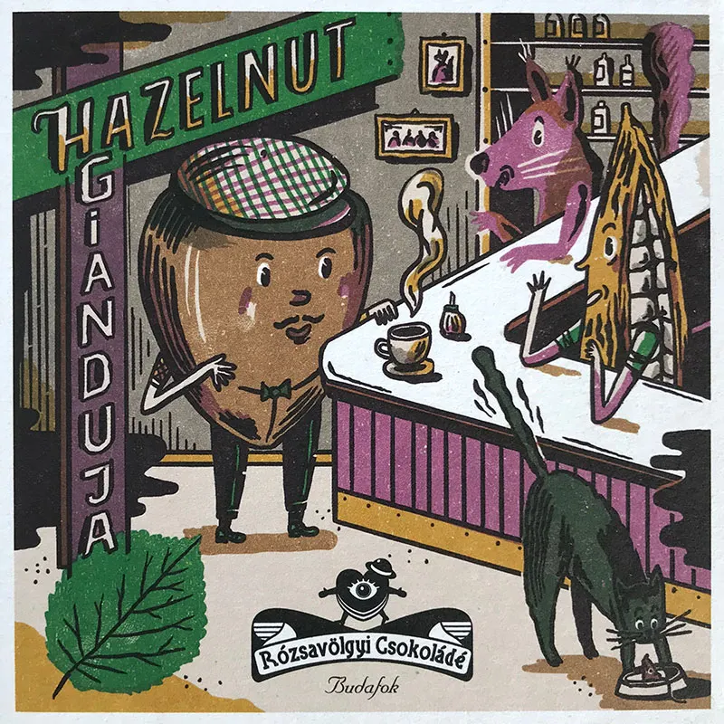 Nougat Haselnus von Rózsavölgyi Schokolade