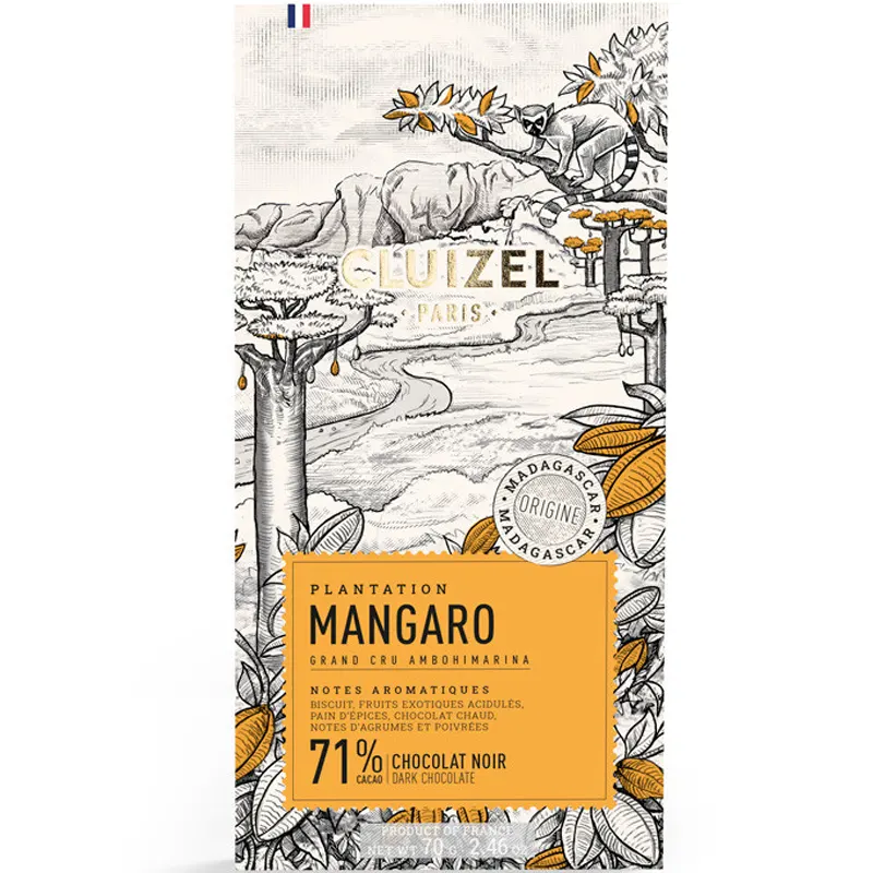 MICHEL CLUIZEL | Dunkle Schokolade »Plantation Mangaro« 71% Mangaro Dunkle Schokolade aus Frankreich von Cluizel