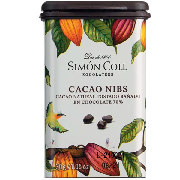 Kakakonibs umhüllt von dunkler Schokolade von Simon Coll