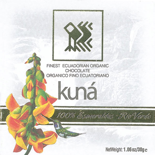 kuna_schokoladeE2WKUfPIS8rAB KUNÁ Schokolade  | Kakaomasse »Esmeraldas Rio-Verde« 100% | 30g