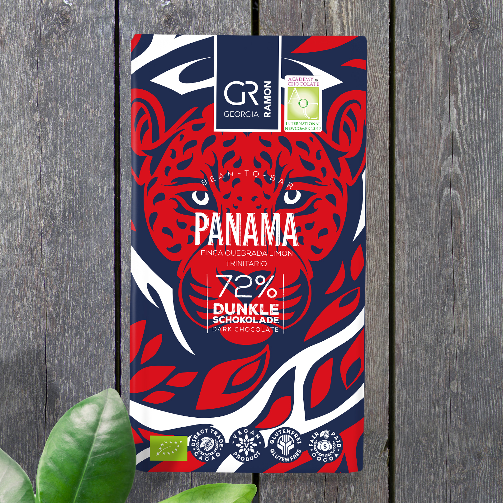 GEORGIA RAMON | Dunkle Schokolade »Panama« 72% | BIO | 50g