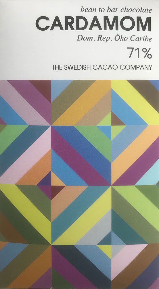 feliciana-carebbeePGCL7DOfVol5 THE SWEDISH CACAO COMPANY | Dunkle Schokolade »Cardamom« 71% | 50g