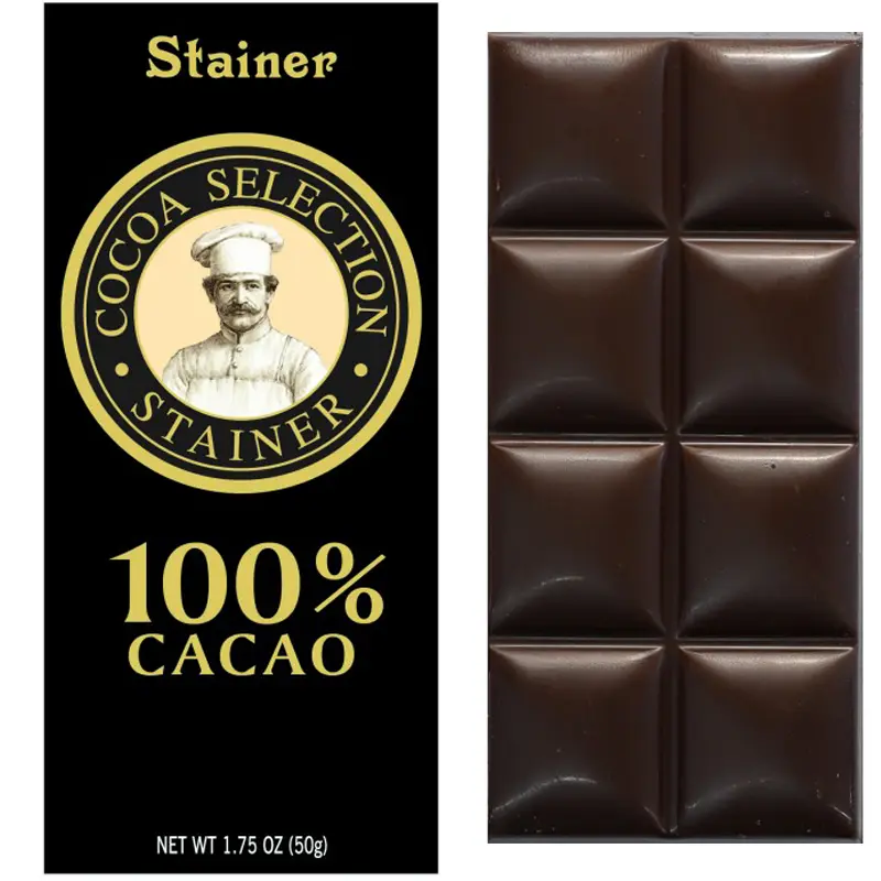 100% Schokolade Kakaomasse von Stainer Italien