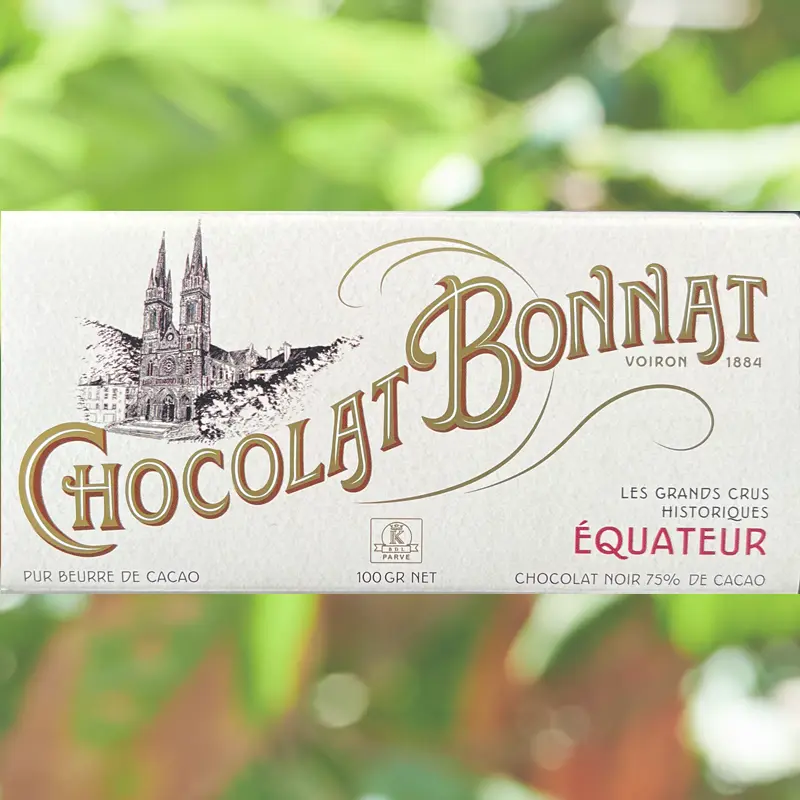 Französische Bonnat Schokolade Equateur