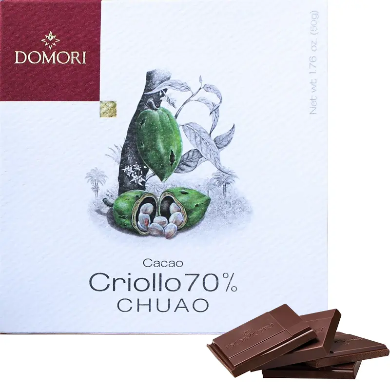 DOMORI | Dunkle Schokolade  »Criollo CHUAO« 70% | 50g Beste Criollo Chuao Schokolade von Domori
