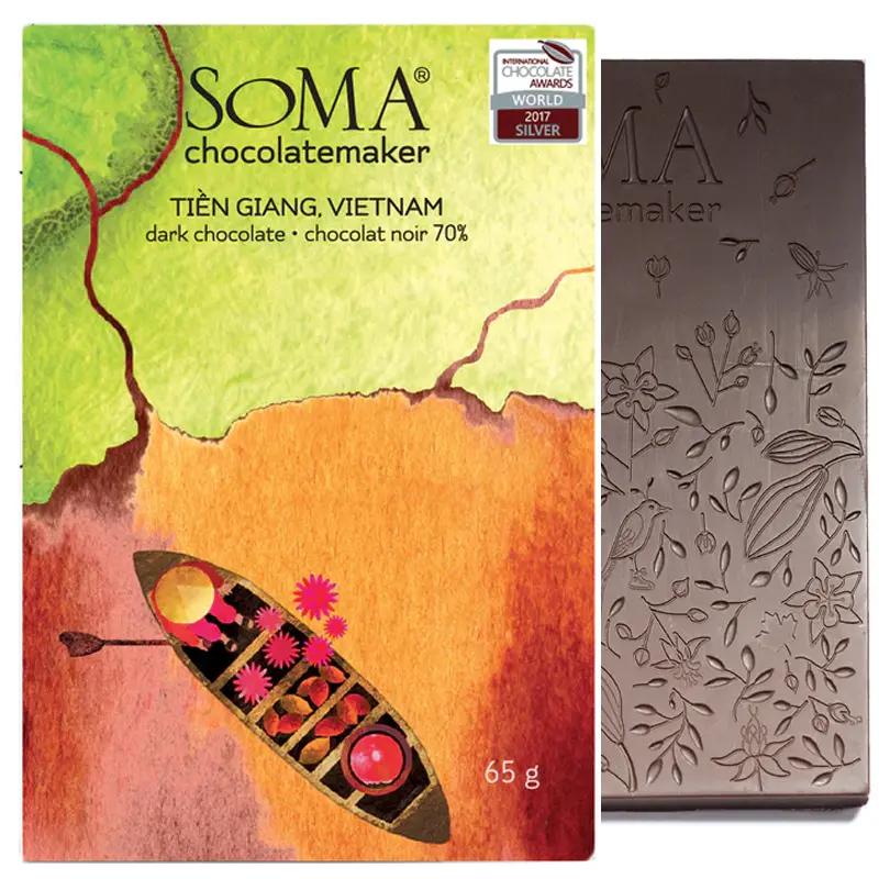 SOMA Chocolates | Dunkle Schokolade »Tiên Giang - Vietnam« 70% | 65g Tien Giang Vietnam Schokolade von Soma Chocolate Kanada