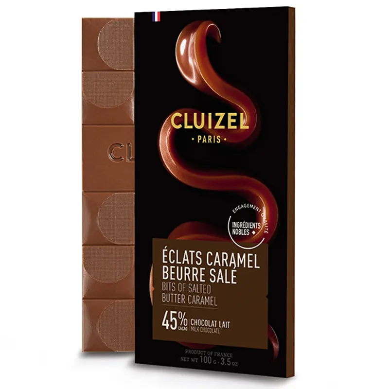 MICHEL CLUIZEL | Milchschokolade »Caramel Beurre Salé« 45% Caramel Milchschokolade von Michel Cluizel