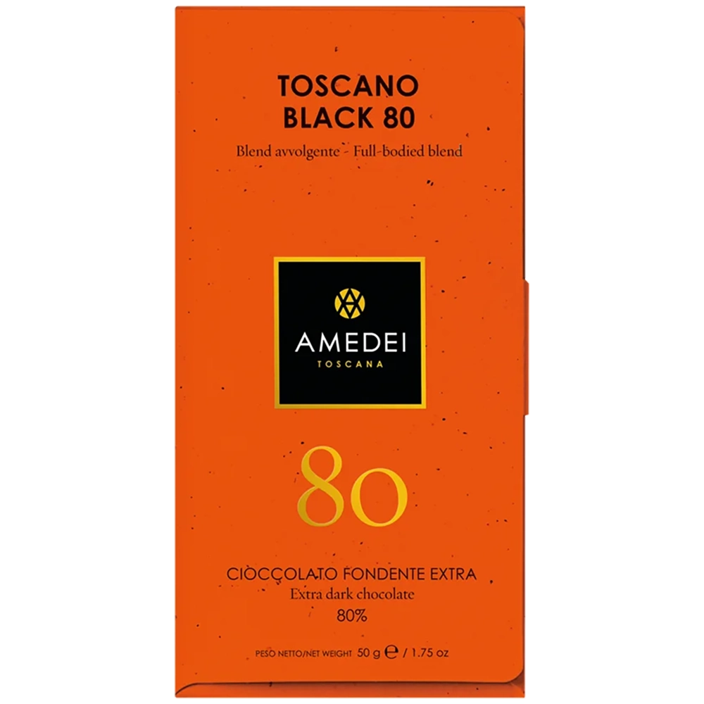 AMEDEI Toscano Black 80 % – Premium-Dunkelschokolade aus Italien