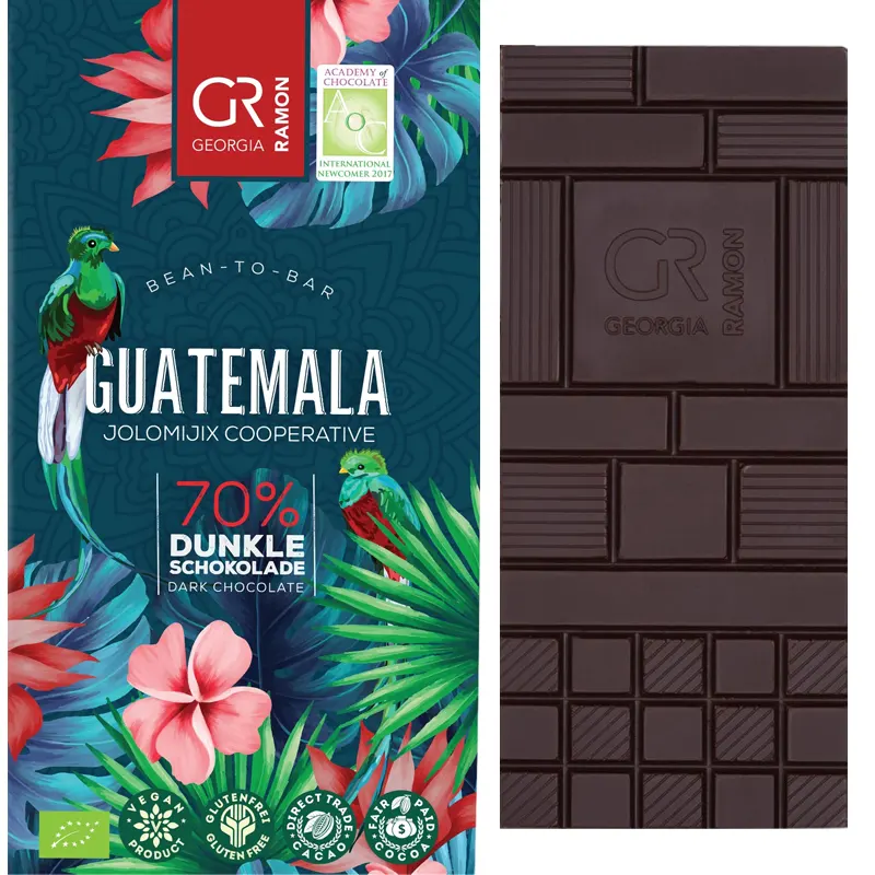 Guatemala Schokolade mit 70% Kakao von Georgia Ramon