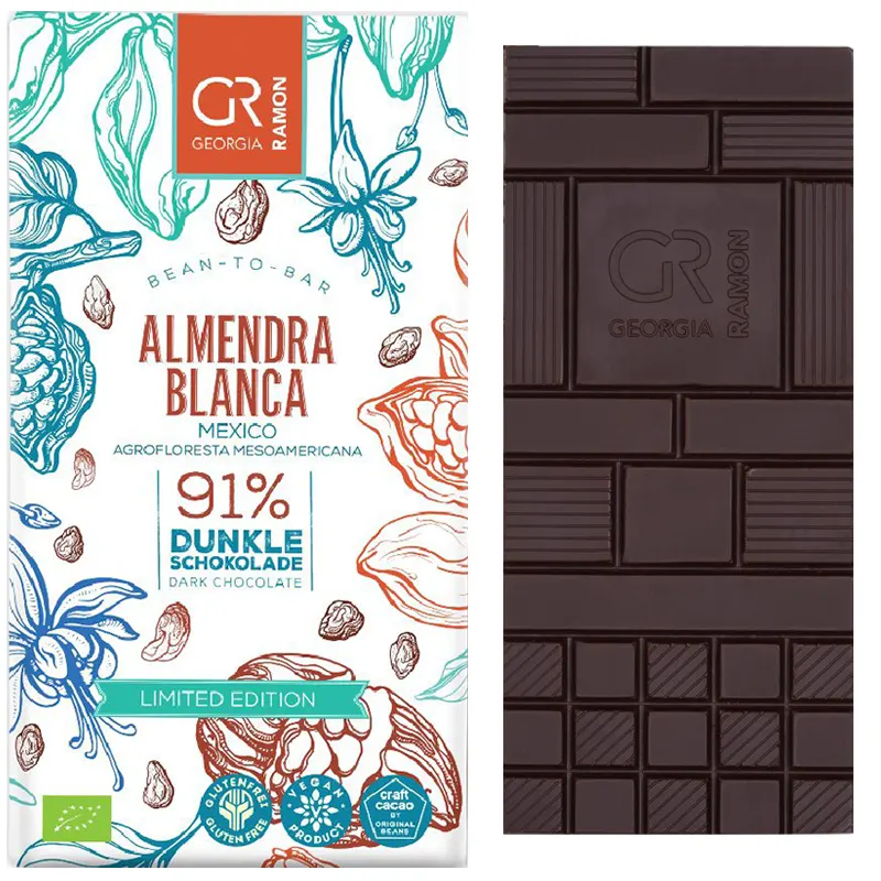 Dunkle Schokolade Almendra Blanca Mexico von Georgia Ramon Limitiert