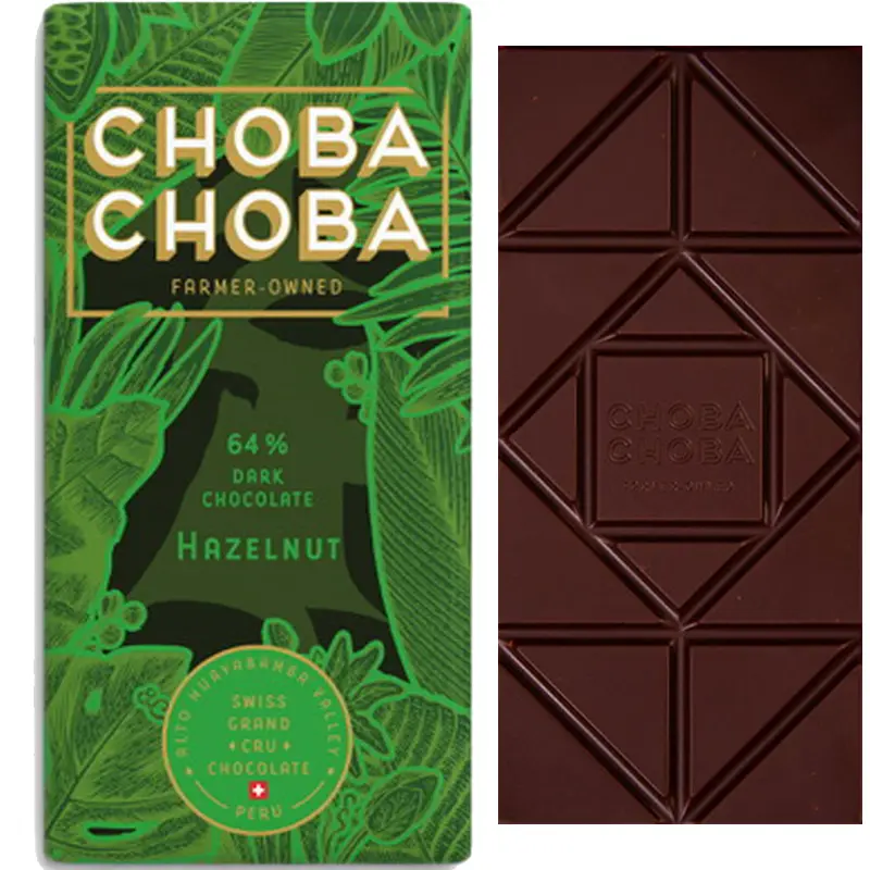 Schweizer Schokolade mit Haselnuss von Choba Choba