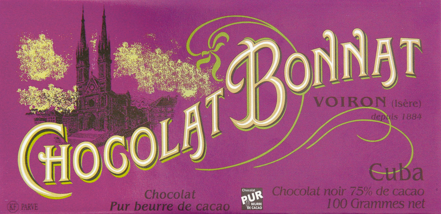 BONNAT Dunkle Schokolade | Chocolat »C u b a« 75% | 100g