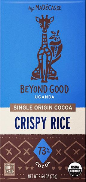 BEYOND GOOD by Madécasse | Dunkle Schokolade »Crispy Rice« 73%