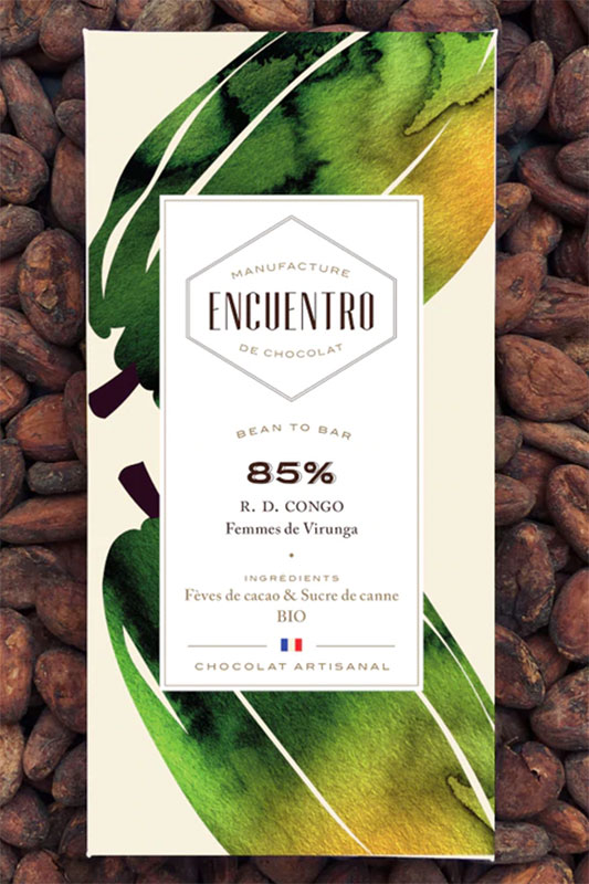 ENCUENTRO | Dunkle Schokolade »Congo - Femmes de Virunga« 85% | BIO | 75g