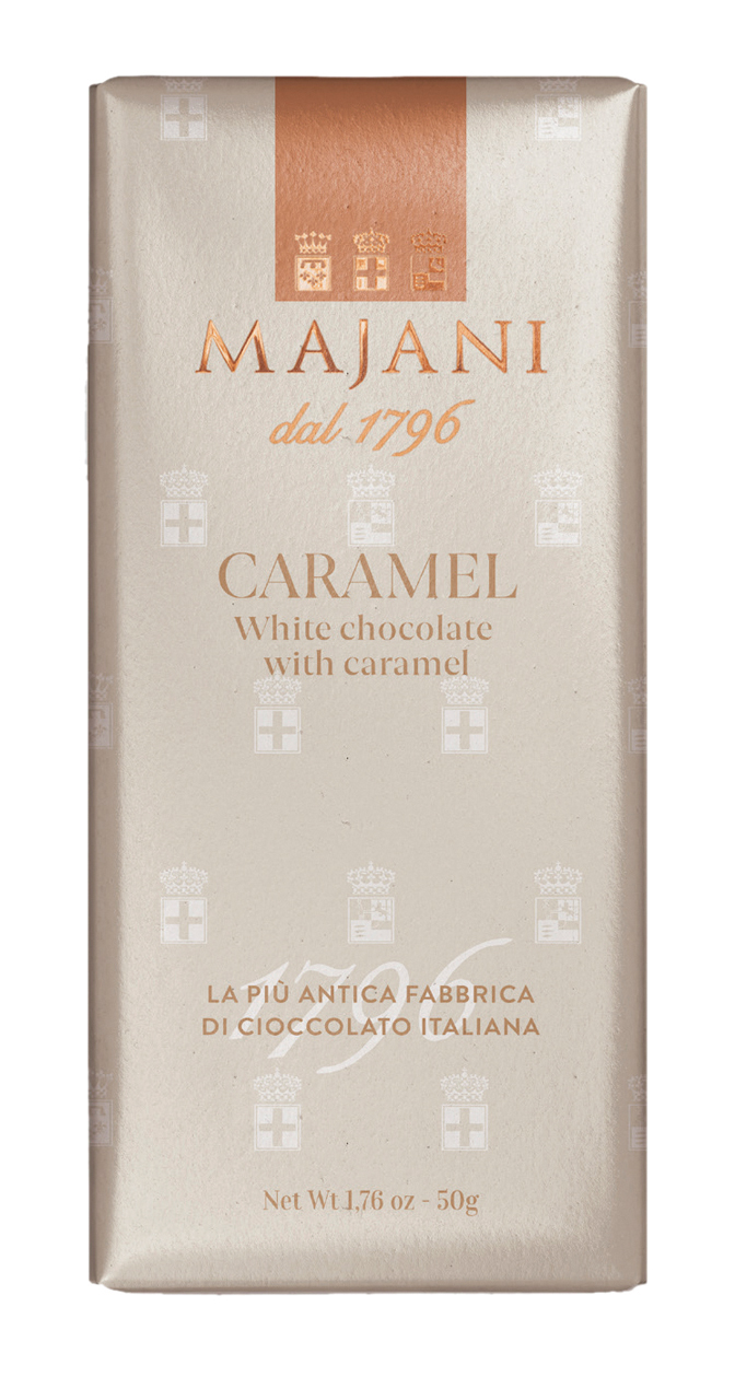 MAJANI | Weiße Schokolade »Bianco & Caramel« 50g