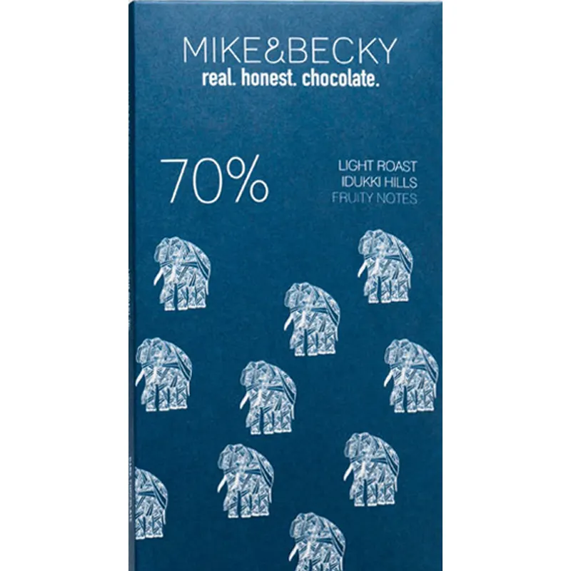 Brüsseler Schokolade mit 70% Kakao von Mike & Becky