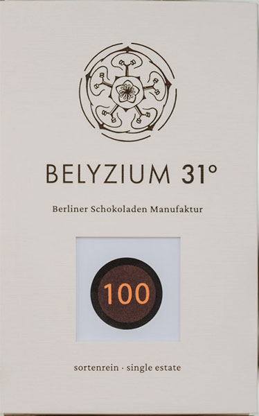 BELYZIUM 31° Schokolade | Kakaomasse »Craft Chocolate« 100% | BIO