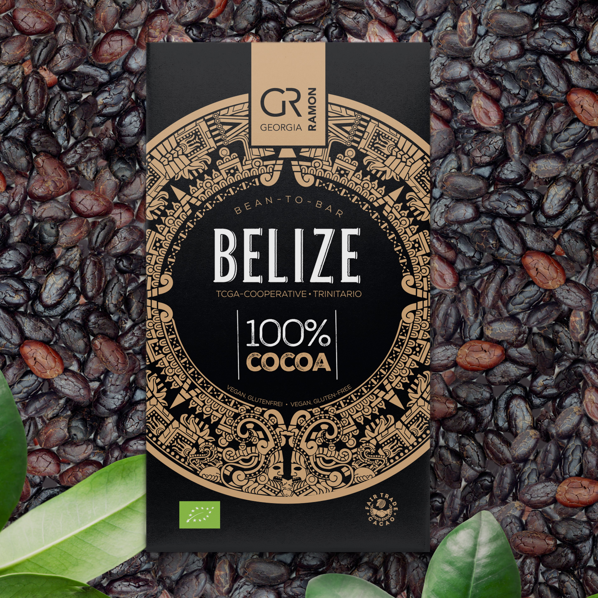 GEORGIA RAMON Schokoladen | »Belize« Kakaomasse 100% | BIO | 50g