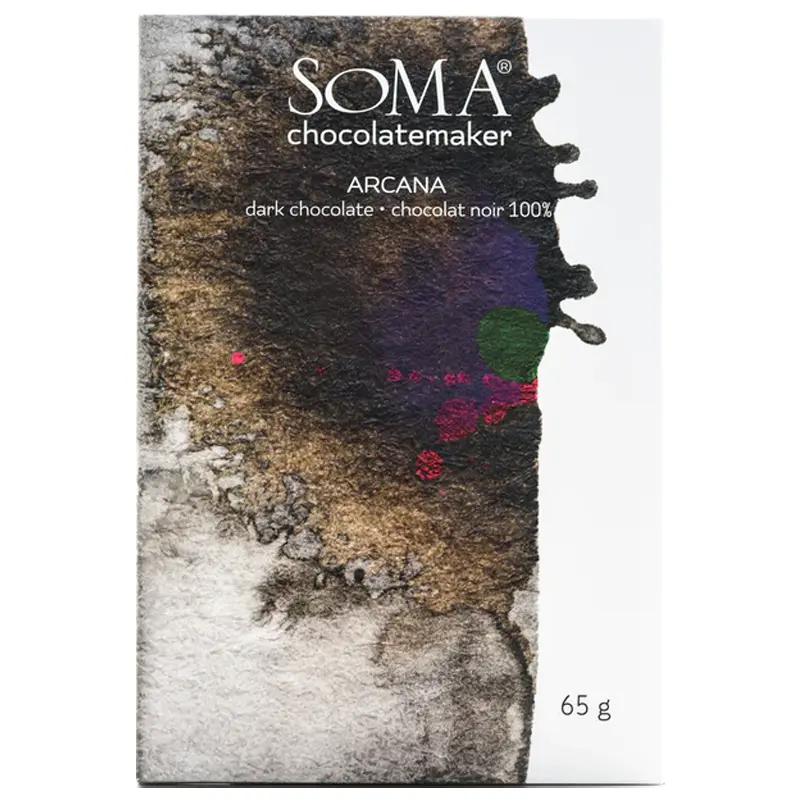 Arcana 100 % Kakaomasse  Schokolade von Soma Chocolate Kanda