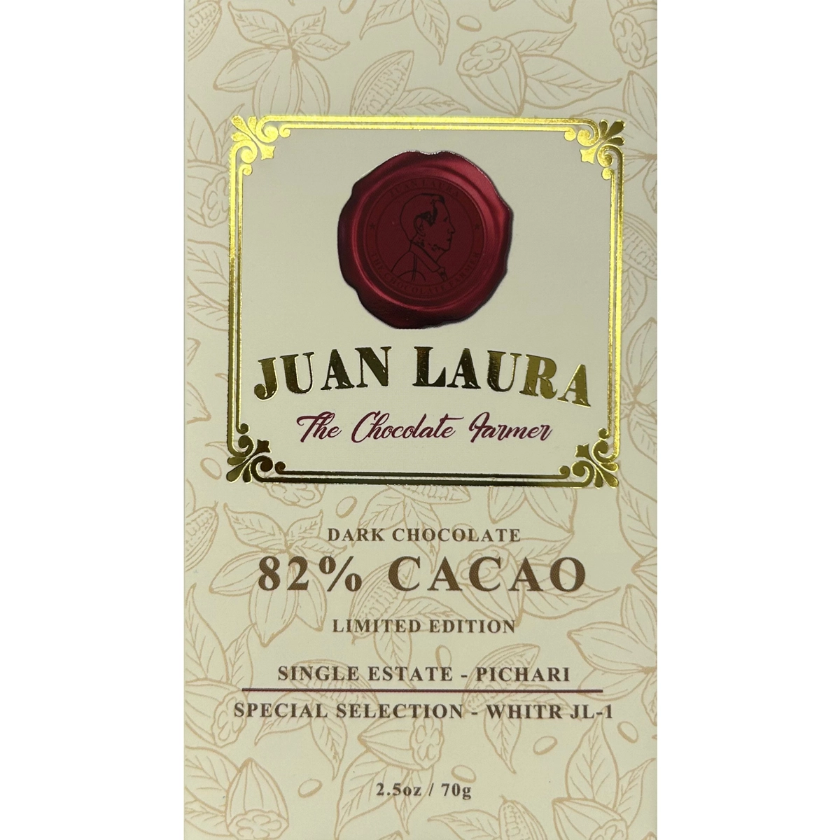 Peru JUAN LAURA Pichari JL-1 Schokolade mit sortenreinem Kakao aus dem VRAE-Gebiet