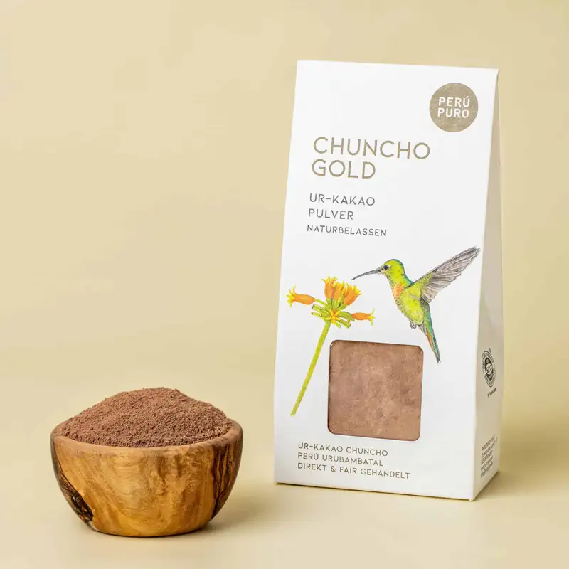 PERÙ PURO | Kakaopulver »Chuncho Peru« 100% | BIO | 100g PERÙ PURO | Kakaopulver »Chuncho Peru« 100% | BIO | 100g