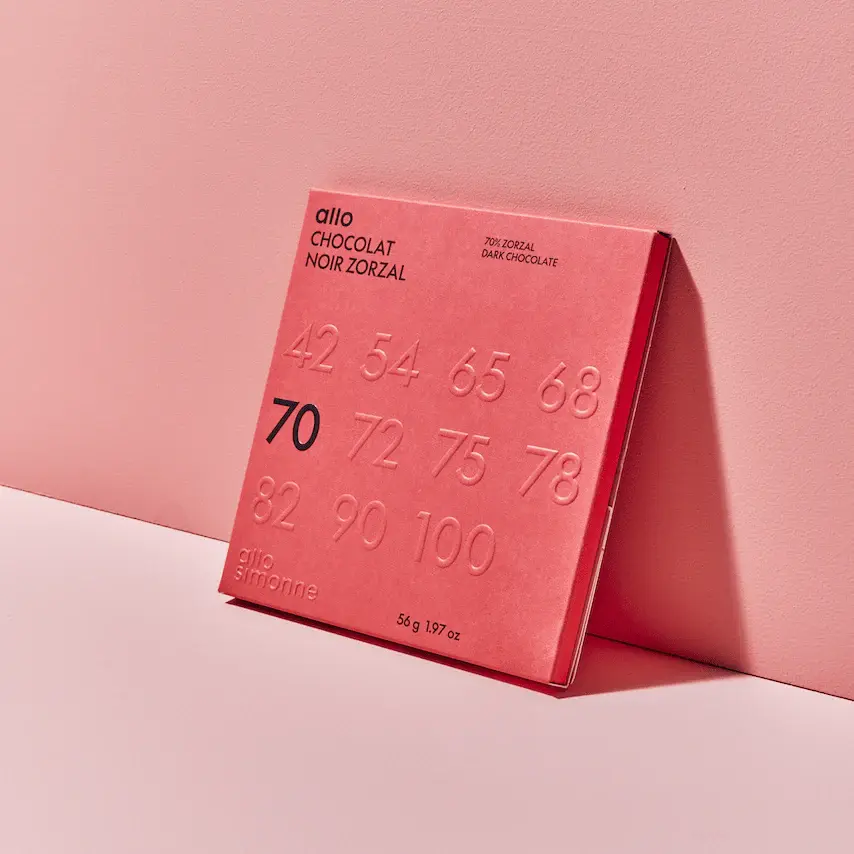 70% Schokolade Zorzal von Allo Simonne