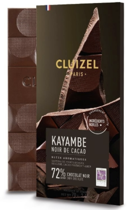 MICHEL CLUIZEL | Dunkle Schokolade »Kayambe Noir« 72% | 70g