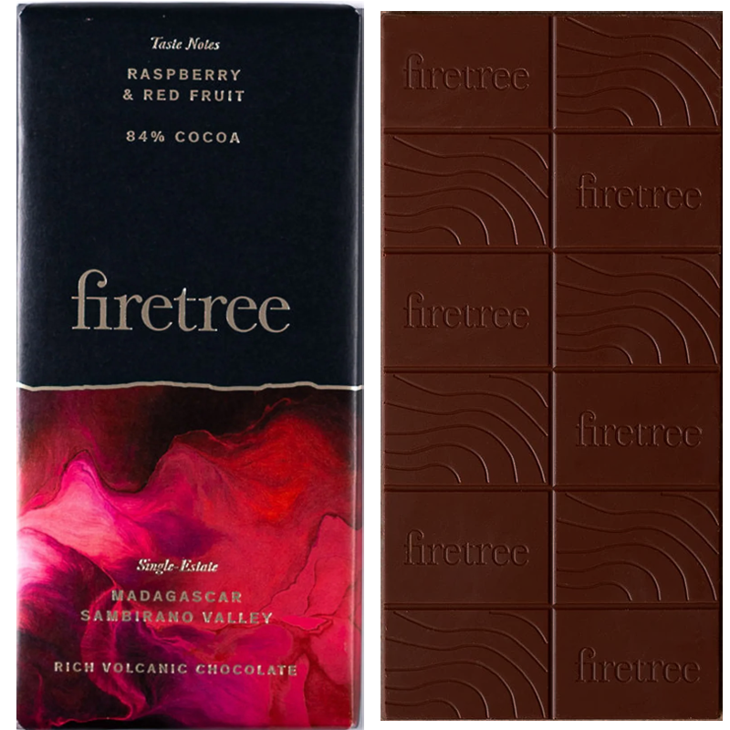 Madagascar Sambirano Schokolade von Firetree mit 84% Kakao