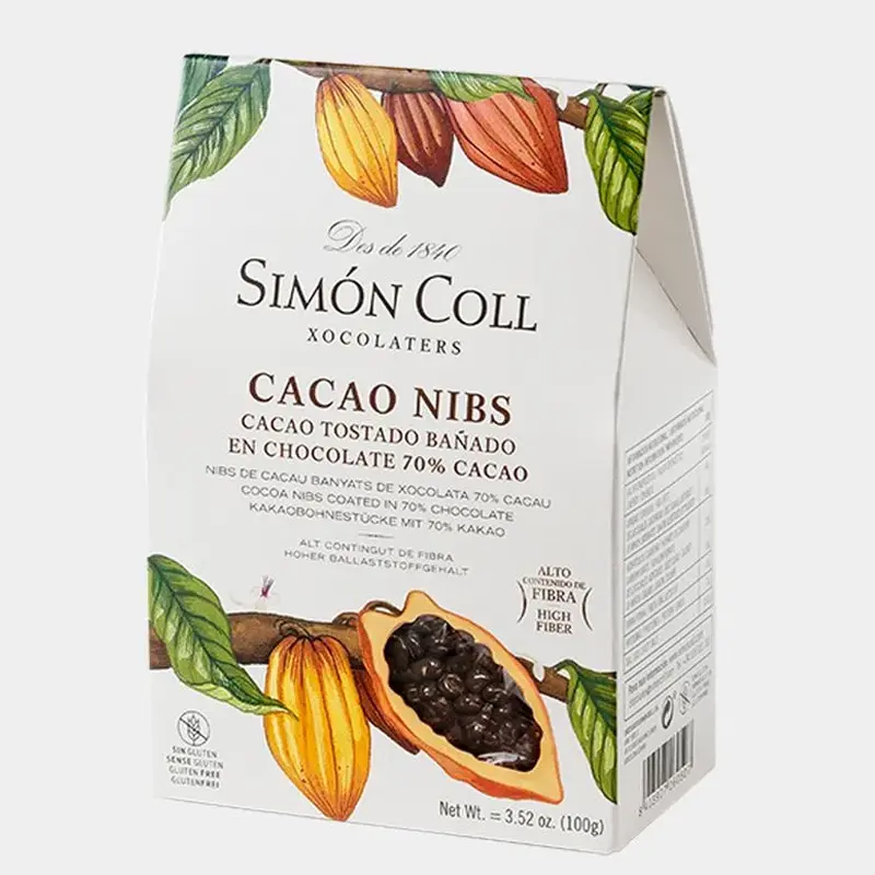 100g Kakaonibs in Schokolade von Simon Coll