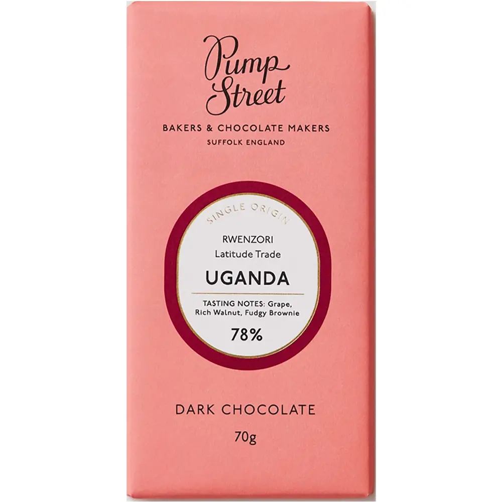 Uganda West‑Uganda Kakao Pump Street Schokolade 78 %