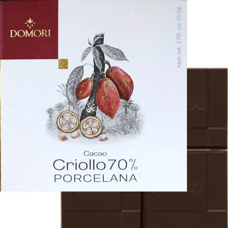 Domori Schokolade beste Criollo Porcelana 