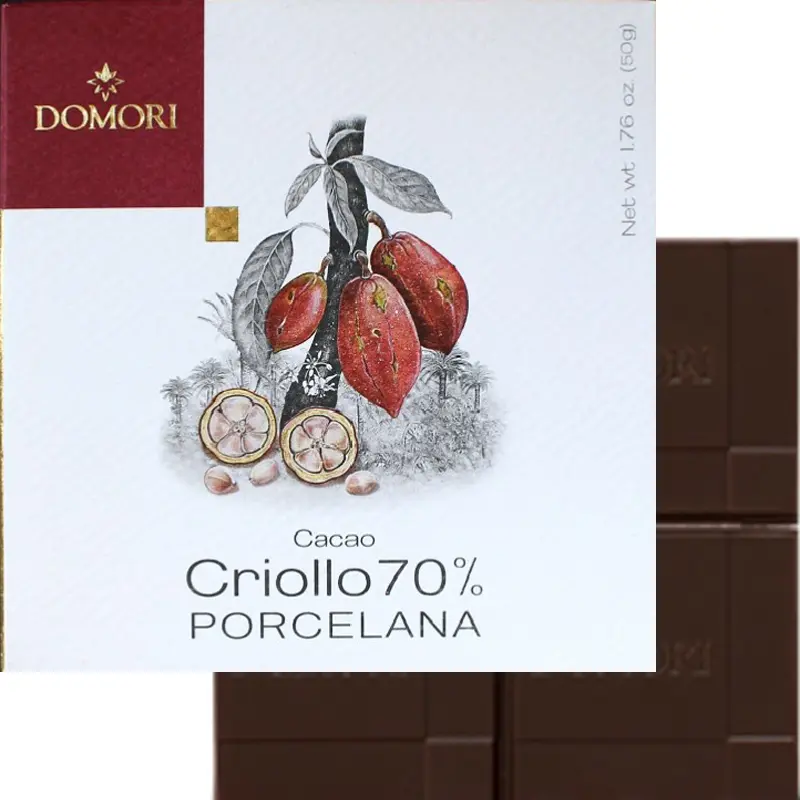 DOMORI | Dunkle Schokolade »Criollo PORCELANA« 70% Domori Schokolade beste Criollo Porcelana