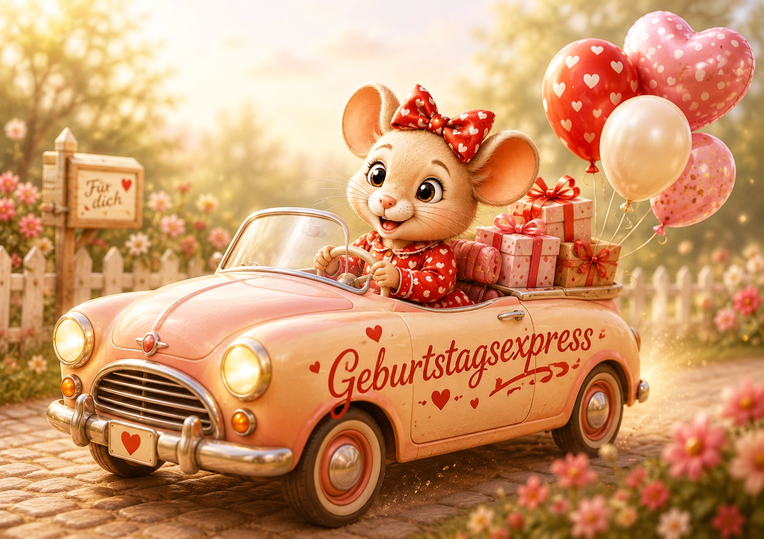 Geburtstagskarte Nelli Naschmaus Geburtstagsexpress