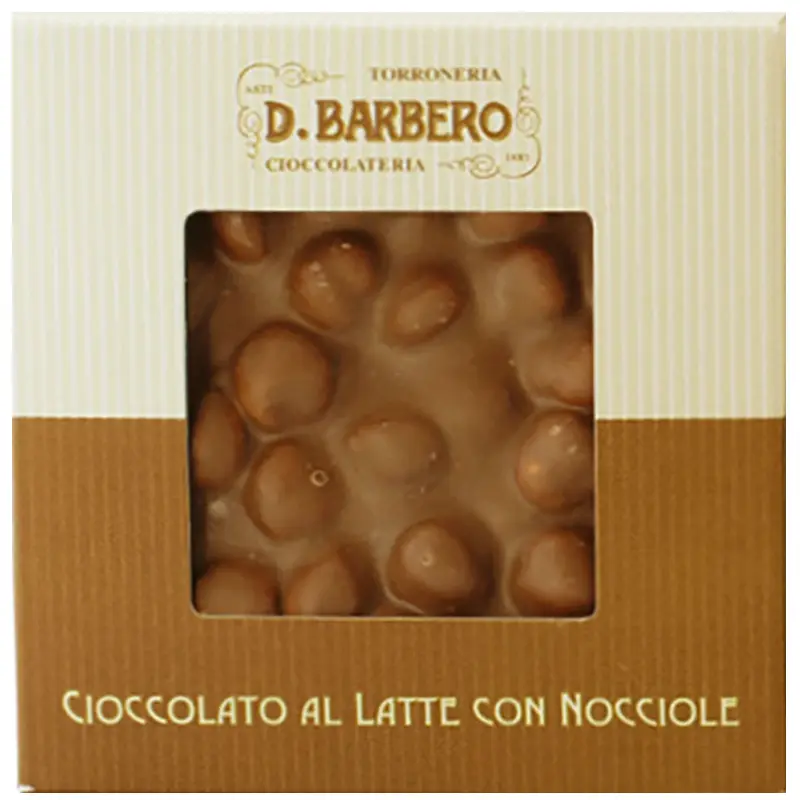 Milchschokolade mit ganzen Haselnüssen von D.Barbero