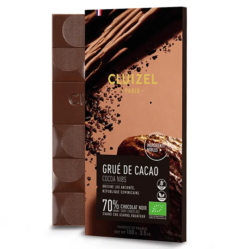 Grue de Cacao ist eine dunkle Schokolade von Michel Cluizel